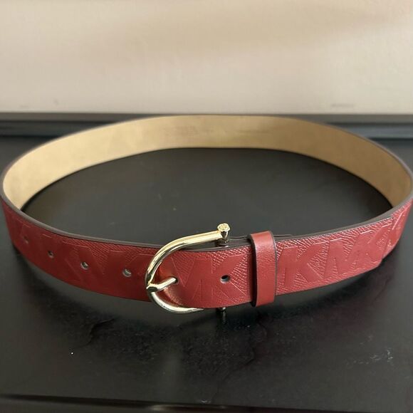Michael Kors Brown Genuine Leather Belt Size Small - Picture 1 of 4
